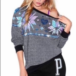 Blingy Limited Edition PINK VS Snowflake top.